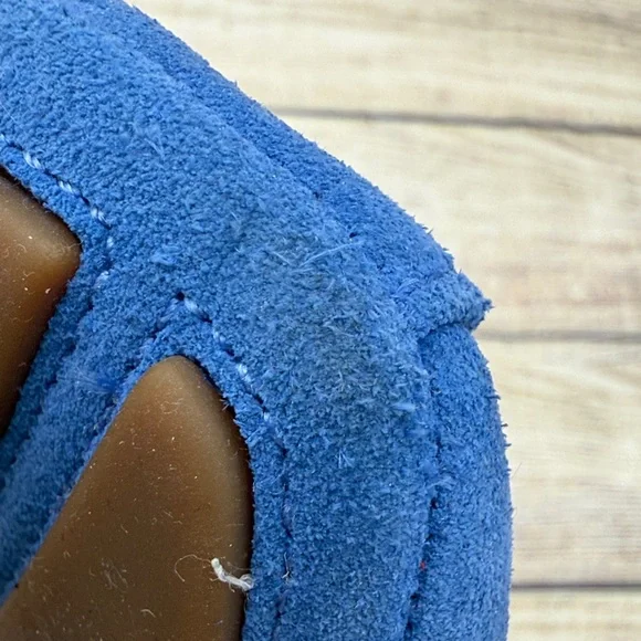 MICHAEL Michael Kors Blue Suede Flats - Picture 8 of 9